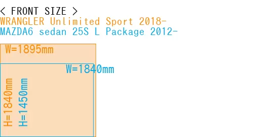 #WRANGLER Unlimited Sport 2018- + MAZDA6 sedan 25S 
L Package 2012-